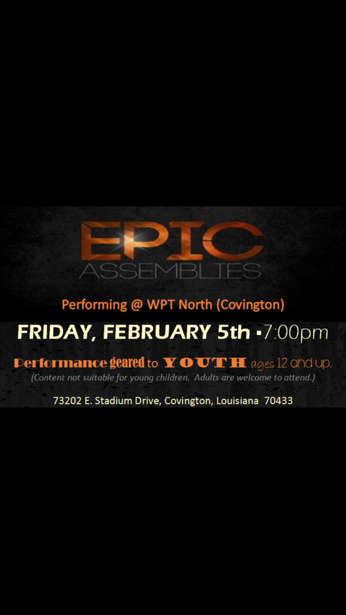 WPTNorth's tweet photo. Northshore GET READY!! Come out and be a part of the work God is doing in these young kids lives! https://t.co/01UjgfodEX