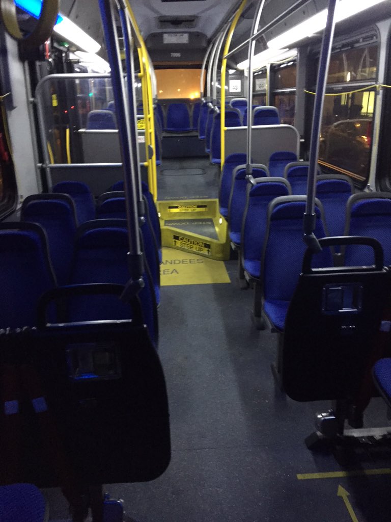 DCBusTweets's tweet photo. ALL ALONE on the last #37bus of the night! I love when this happens. #buswins https://t.co/sF5QKmGmGb