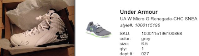 LizMSwain's tweet photo. Pretty dissapointed @tjmaxx. I ordered the shoe on the right and got the shoe on the left. #WrongShoe #SoldOutNow https://t.co/q6MuNpgjH7