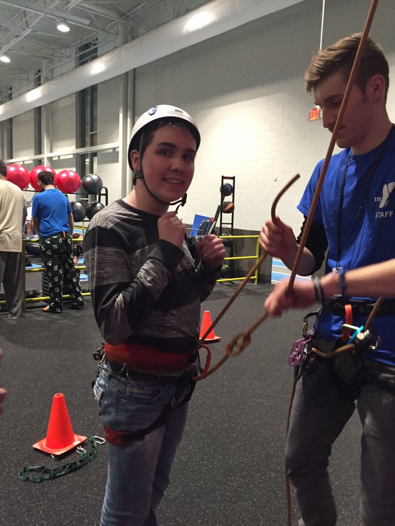 hubert_mhubert's tweet photo. Rock climbing at the Y with Charlie! https://t.co/Ro9ihPJFrN