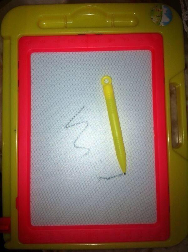 HumorStorm's tweet image. The iPad when I was kid: