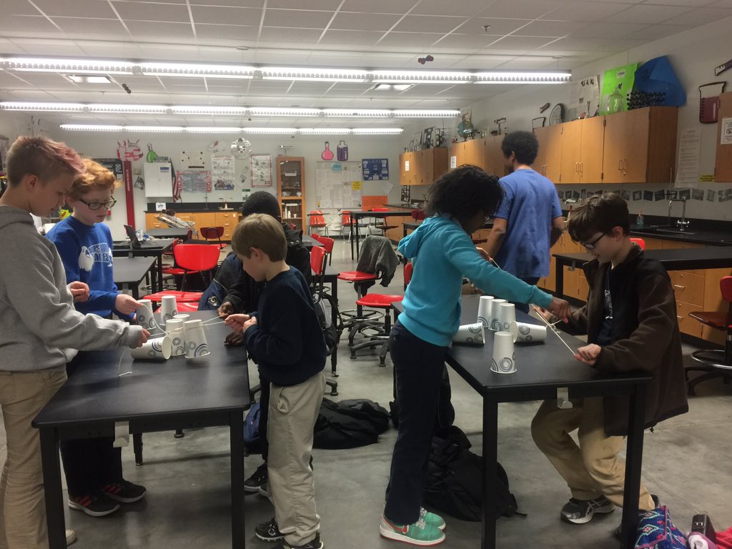 team2408's tweet photo. Working on team building &amp; core values today with our FLLJr team, the Awesome Armstrong Androids! https://t.co/A6PjfazZNo