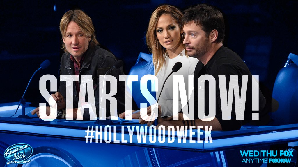 RETWEET if you're watching Idol with us. The show starts NOW! #HollywoodWeek