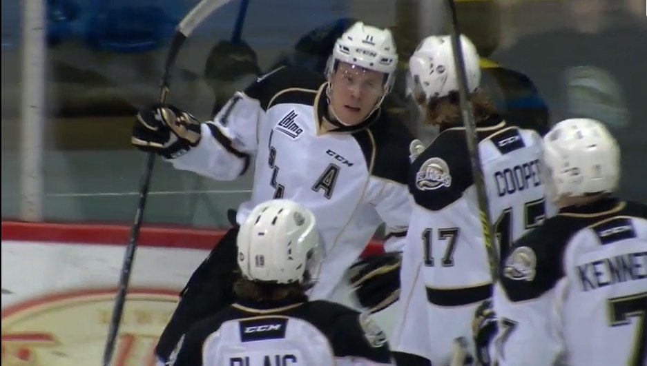 DarcyCudmore's tweet photo. @sprong97 scores and it's 5-3 in the third! Sprong has 1G, 2A tonight Vs @LGCHLCataractes . #QMJHL #Spronger #Sprong https://t.co/uuedsQlvh4