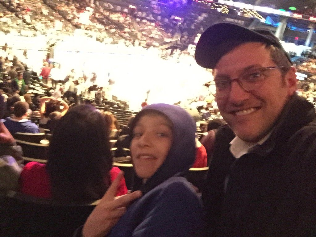 nategralla's tweet photo. Enjoying my sons 1st @BrooklynNets game! #nets203 https://t.co/7lqWOIchTo
