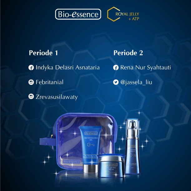 BioessenceID's tweet photo. Selamat pagi ini dia pemenang #BioessenceNowAvailable. DM data dirimu ya https://t.co/579OTiqTwk