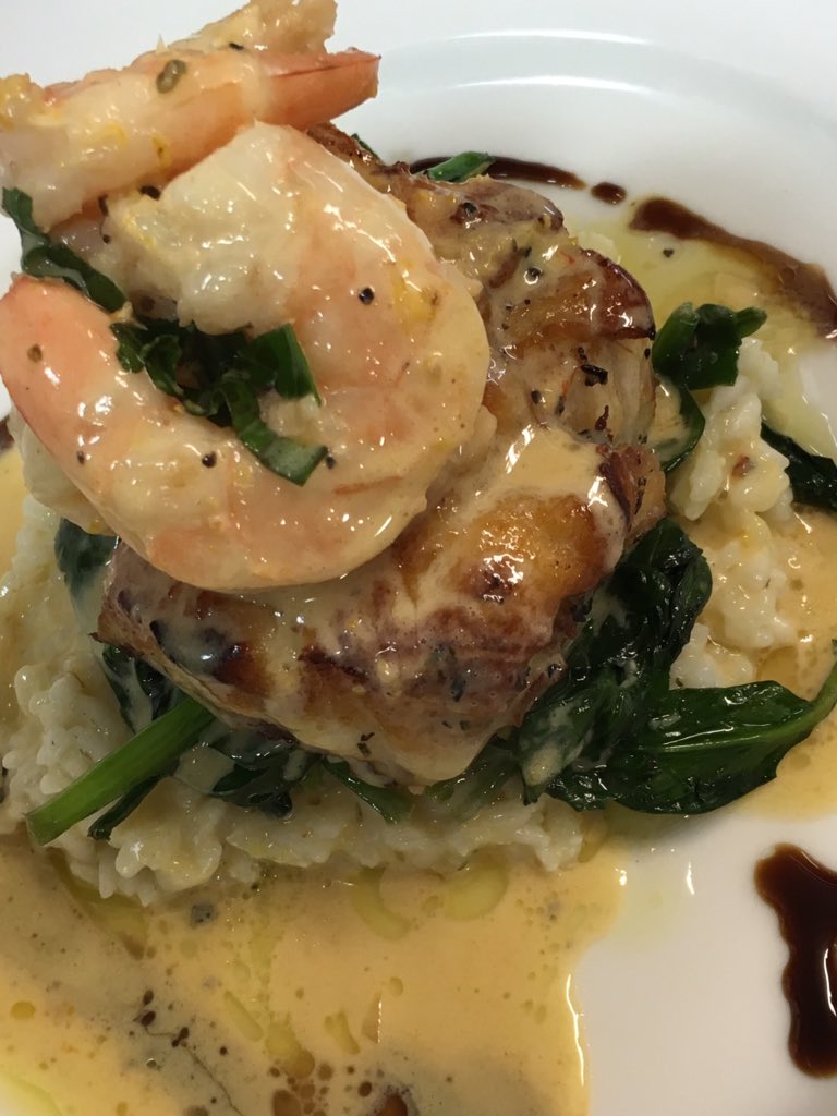 hungry?! stop by for some monk fish and shrimp #Saratoga #upstateNYfood