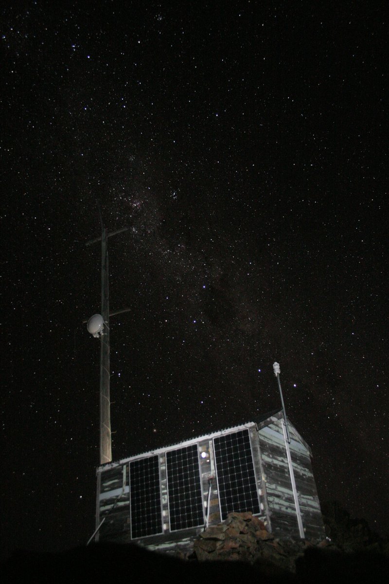elecotago's tweet photo. Third observatory renovation trip, finally time to enjoy the sky. https://t.co/RfCqCg7lq7