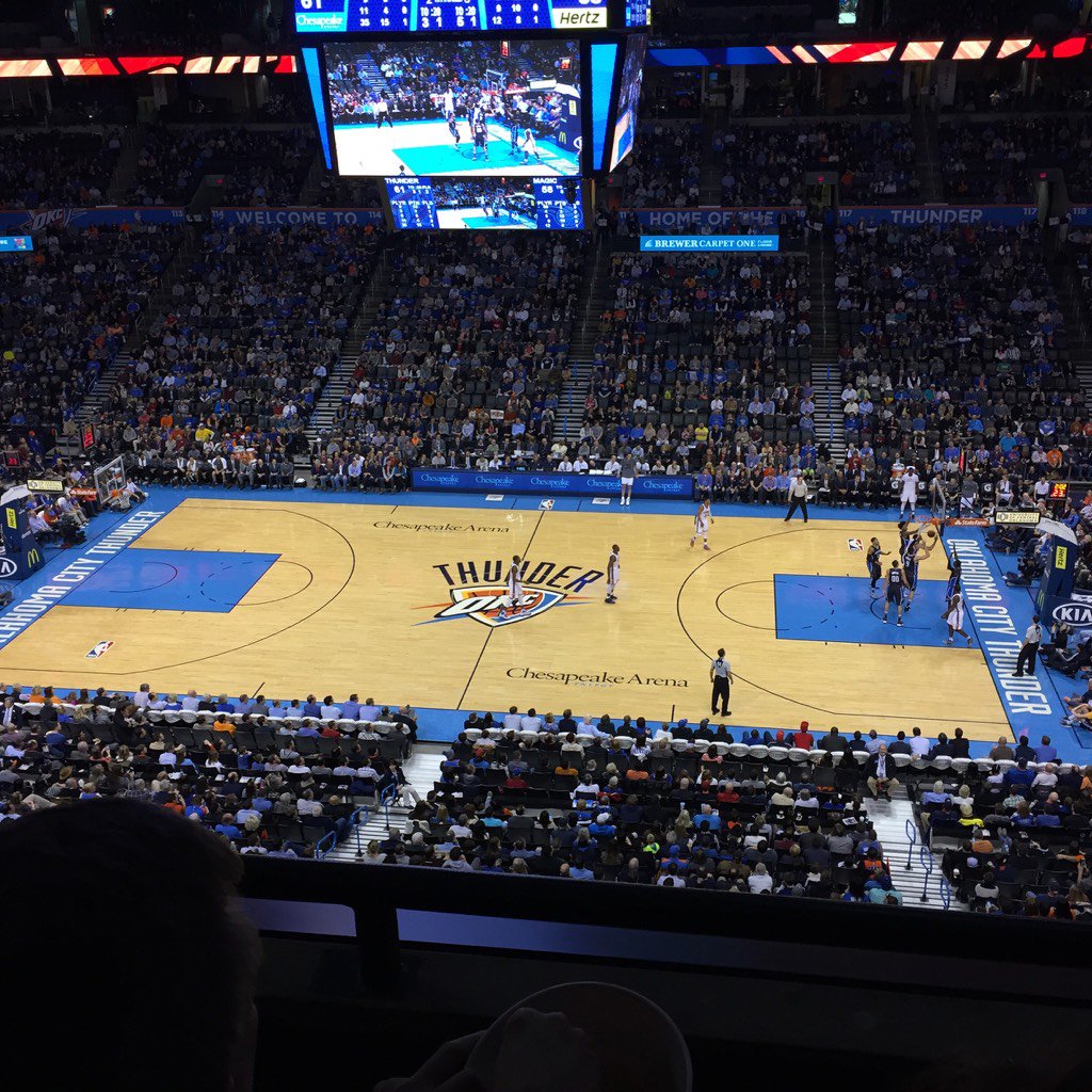 toddcromwell's tweet photo. This never gets old. #gothunder https://t.co/8mXyNarjsi