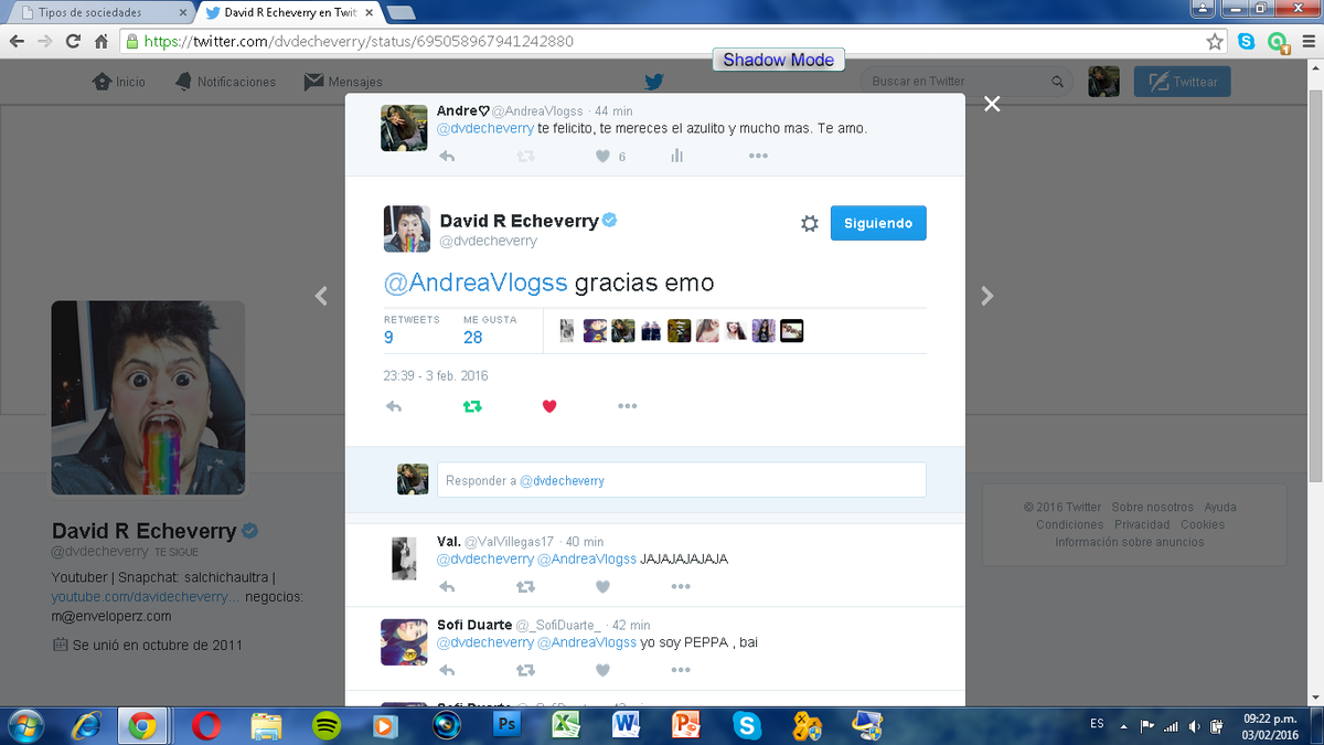 AndreaVlogss's tweet photo. Una cuenta verificada me contesto un tweet, UH UH! @dvdecheverry https://t.co/c9nBWm11Ly