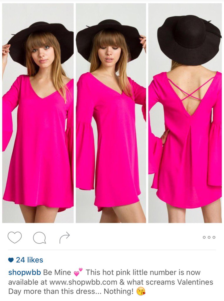 shopWBB's tweet photo. Be Mine Dress ✨ https://t.co/KQB2tIHMtj #ValentinesDay #MustHave https://t.co/g4fyMD7ypF