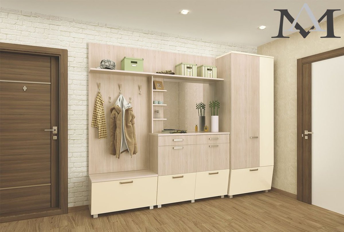 мебель прихожая бежевая
