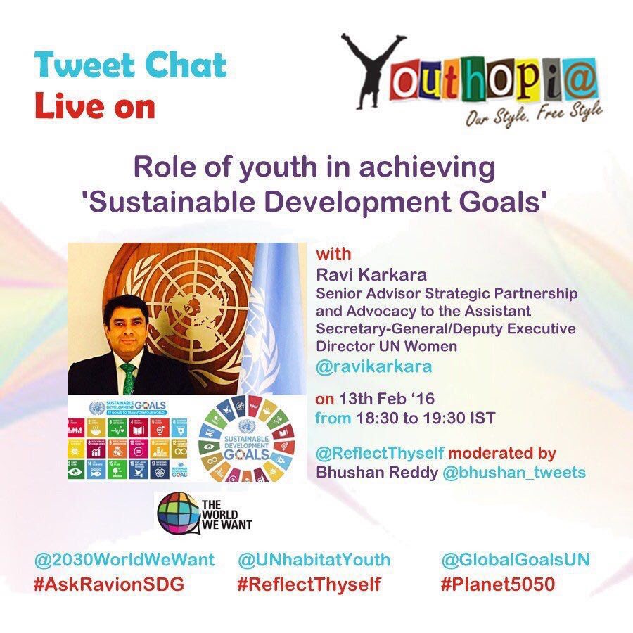 My dear friend <a href="/ravikarkara/">Ravi Karkara</a> has the highest humility to invite to a #TweetChat LIVE!!! Share your thoughts! Thnx Rav