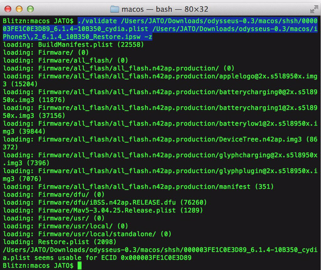 Jato_BZ's tweet image. Building an iOS 6.1.4 iPhone 5 custom.ipsw &amp;amp; updating it from 6.1 to 6.1.4! Valid blobs thanks to #iFaith #Odysseus