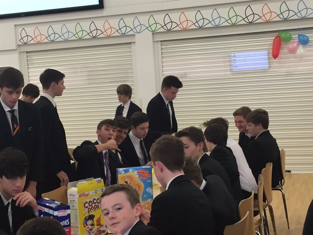 Half term celebration breakfasts. Excellent effort from everyone.