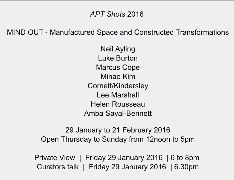 APTGallery's tweet photo. #APTshots continues in the gallery
Thursday to Sunday 12-5
Free #Deptford
https://t.co/NymPnB9y1o https://t.co/nOBWfMUqfL