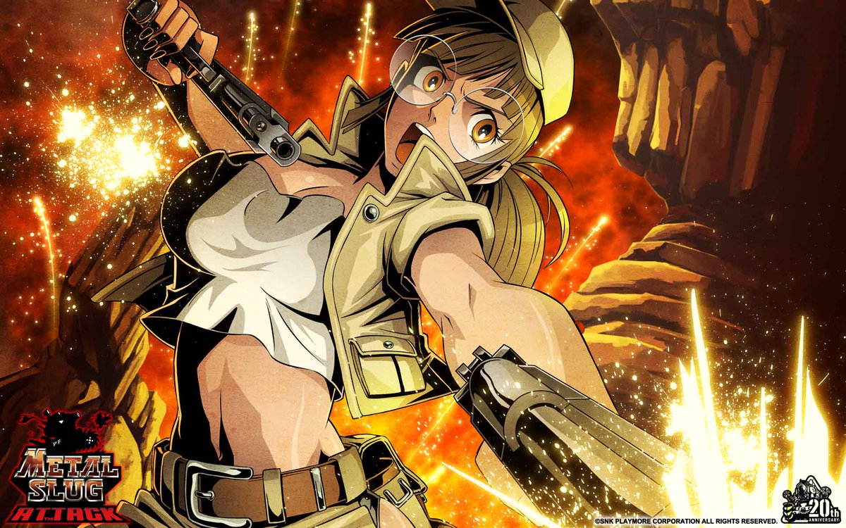 Snk Japan ミッション4 達成報酬 メタルスラッグ オリジナル壁紙 フィオver Metal Slug Attack Medal1000個 Msa Msth T Co Qzrck1i00n T Co Lfergy0gek Twitter