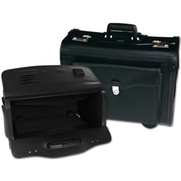 Maletín Attaché Piloto con asa extensible, ruedas y cerradura con combinación. ow.ly/3yYwMq