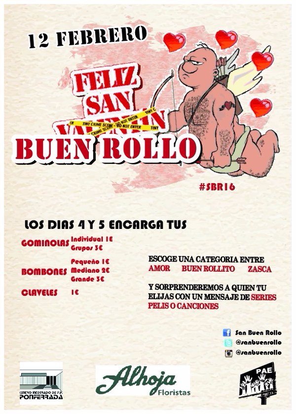 sanbuenrollo's tweet photo. #SBR16 Recuerda que hoy puedes reservar tus regalos en conserjería. Elige bombones, claveles o gominolas https://t.co/drP3VDonlv