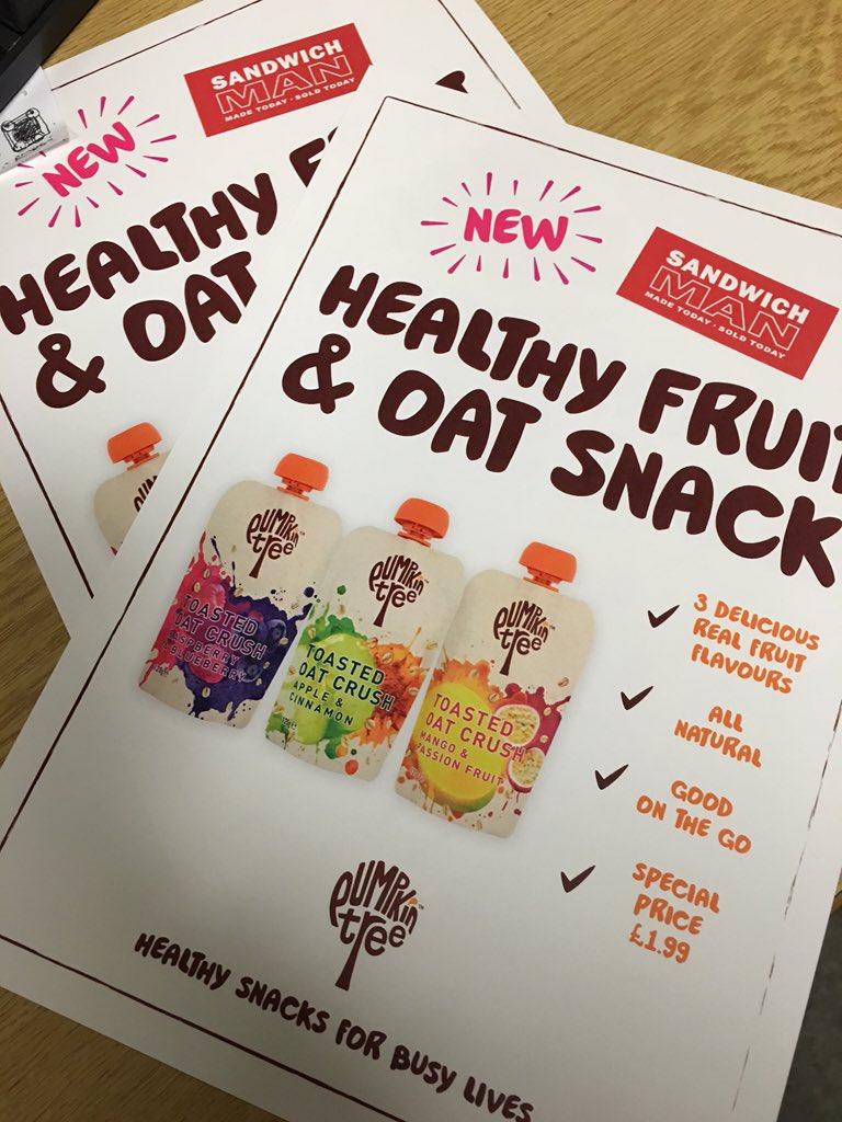 L❤️VING this <a href="/pumpkintreeUK/">PT</a> snack! Grab a SandwichMan and BUY 1! #healthyliving #eatclean  #LoveLondon #sandwichman🙌