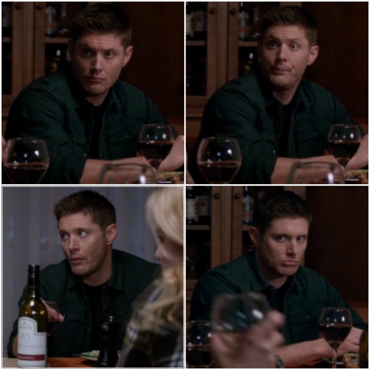 deanandmiracle's tweet photo. best thing of the episode
dean's expressions during conversation at dinner
HILARIOUS & SO DANG CUTE
#Supernatural https://t.co/LGkLF1RVHe