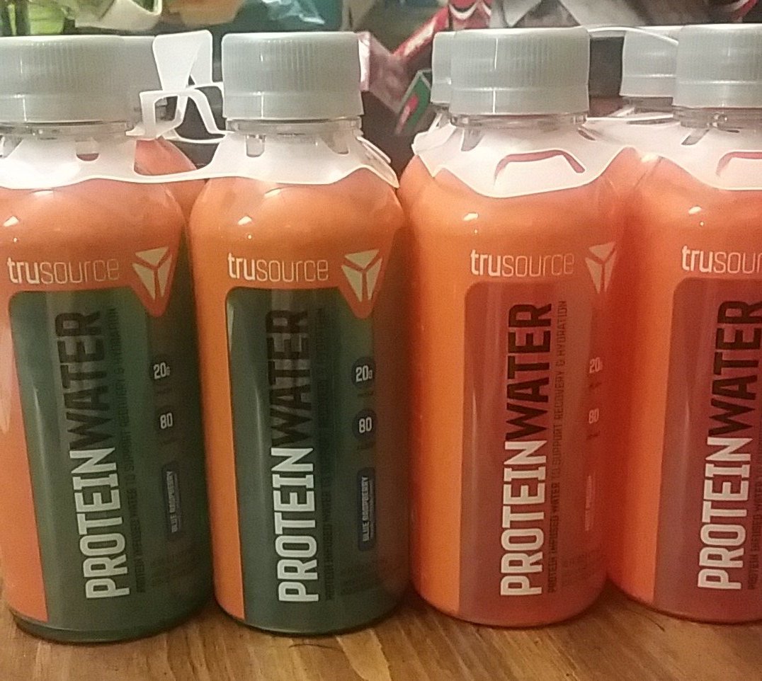 Shrinkie_Dink's tweet photo. @mytrusource Discovered #trusource protein water at @kroger today. Pretty excited about this! ๐ฆ๐๐ https://t.co/GtdKRFcYps