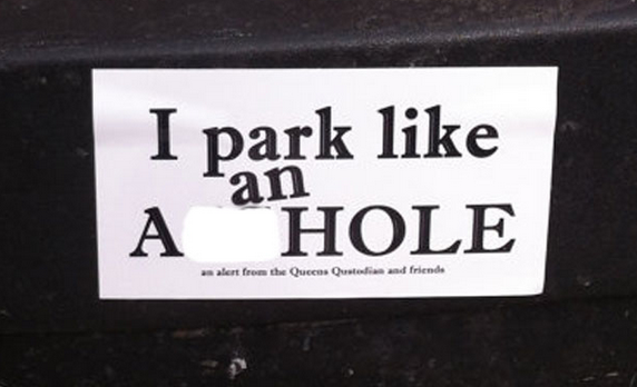 FOX29philly's tweet photo. Parking Vigilante Slaps Cars With ‘I Park Like An A–Hole' Stickers
https://t.co/stOl6QGBXi https://t.co/ADrnmQBuce