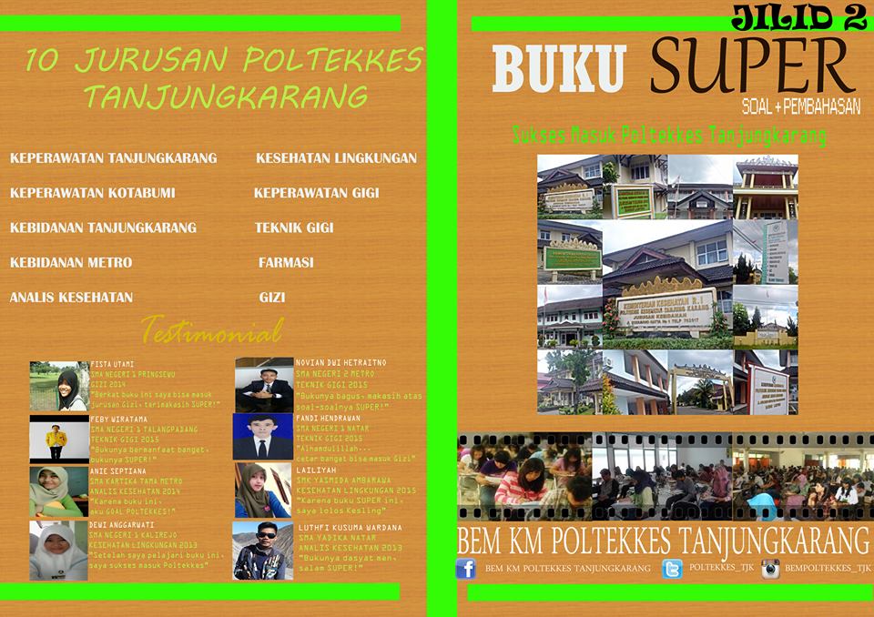 PRESALE BUKU SUPER JILID 2; Soal-soal Poltekkes dari 5 tahun terakhir terlengkap terakurat terbaik!
Harga 35.000