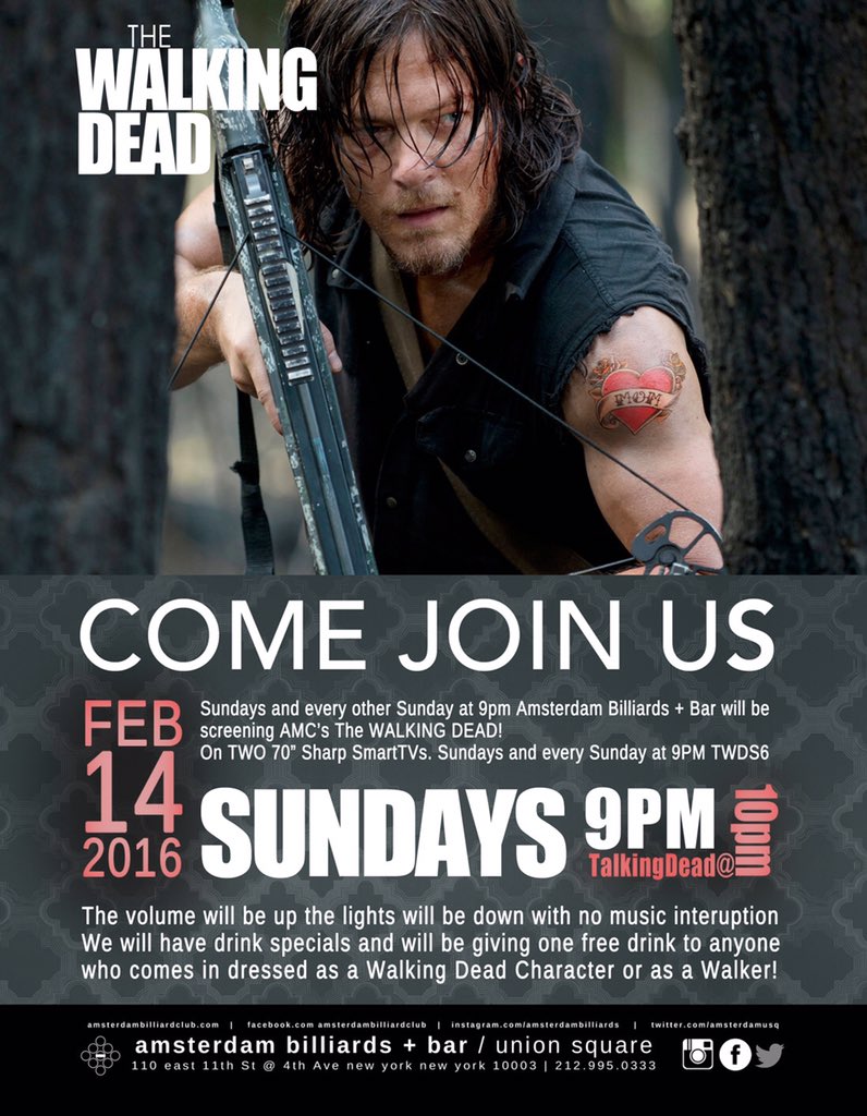 WeAreRickGrimes's tweet photo. #watchTWD #twdviewingparty #barsWatchingtwd #twdbar #TheWalkingDead https://t.co/vrYK6oon3G
