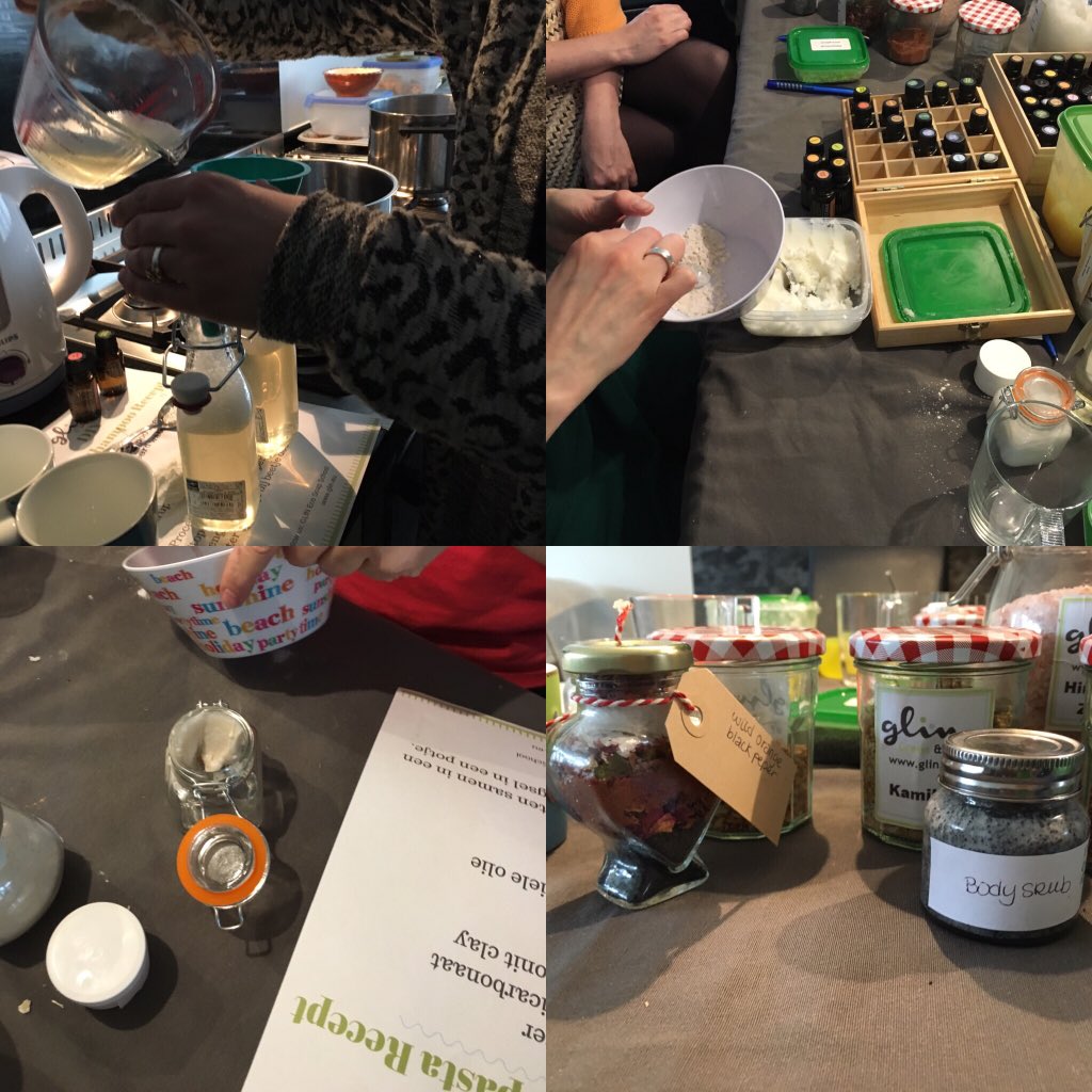 GLINPRODUCTS's tweet photo. GreenHousParty last weekend : natural face cream, body scrub, hand cream, deo, toothpaste #biocosmetic #Workshop https://t.co/a3QF9H7GiH