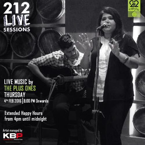 212CafeBar's tweet photo. Awaiting to see #ThePlusOnes perform today @212CafeBar #Pune ? Drop in for some tunes, delicious food &amp; #HappyHours https://t.co/EUybunX1Ho