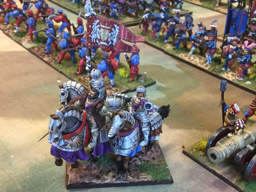 Oldwargamer's tweet photo. #Gamezone #HeavyCavalry #HeavyArmour #mounted #knights #Commandgroup #28mm #warmongers #wargames #wargamer https://t.co/ke6KNzM7a0