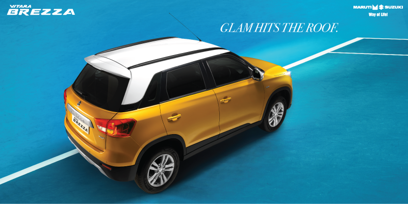 Vitara Brezza on Twitter: "The floating roof design gives ...