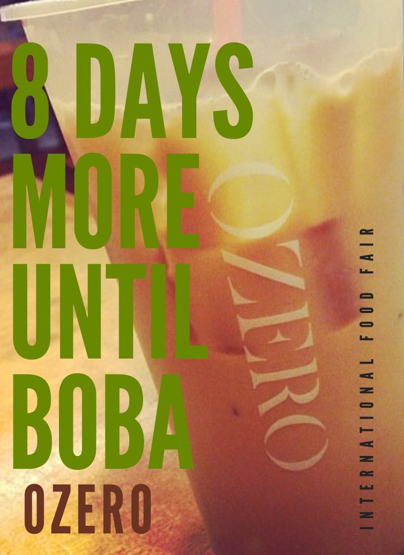 isausc's tweet photo. In 8 days, we'll be bringing you... free Ozero boba! #isa #international #foodfair #ozero #boba #milktea https://t.co/NtTK1RbSdA
