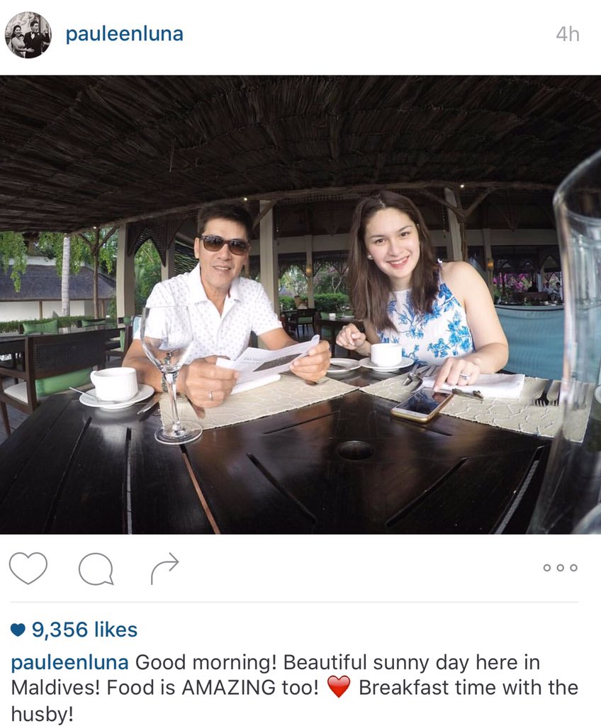 EatBulaga's tweet photo. Mr. and Mrs.Sotto in Maldives! https://t.co/hVQwhhXE5i