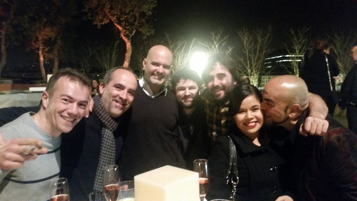gimenezdg's tweet photo. Gente muy black #BCNegra2016 @SomNegra @xaviborrell @NachoCabana @agustiargimon #NovelaNegra #libros #literatura https://t.co/O2OfTZy5KD