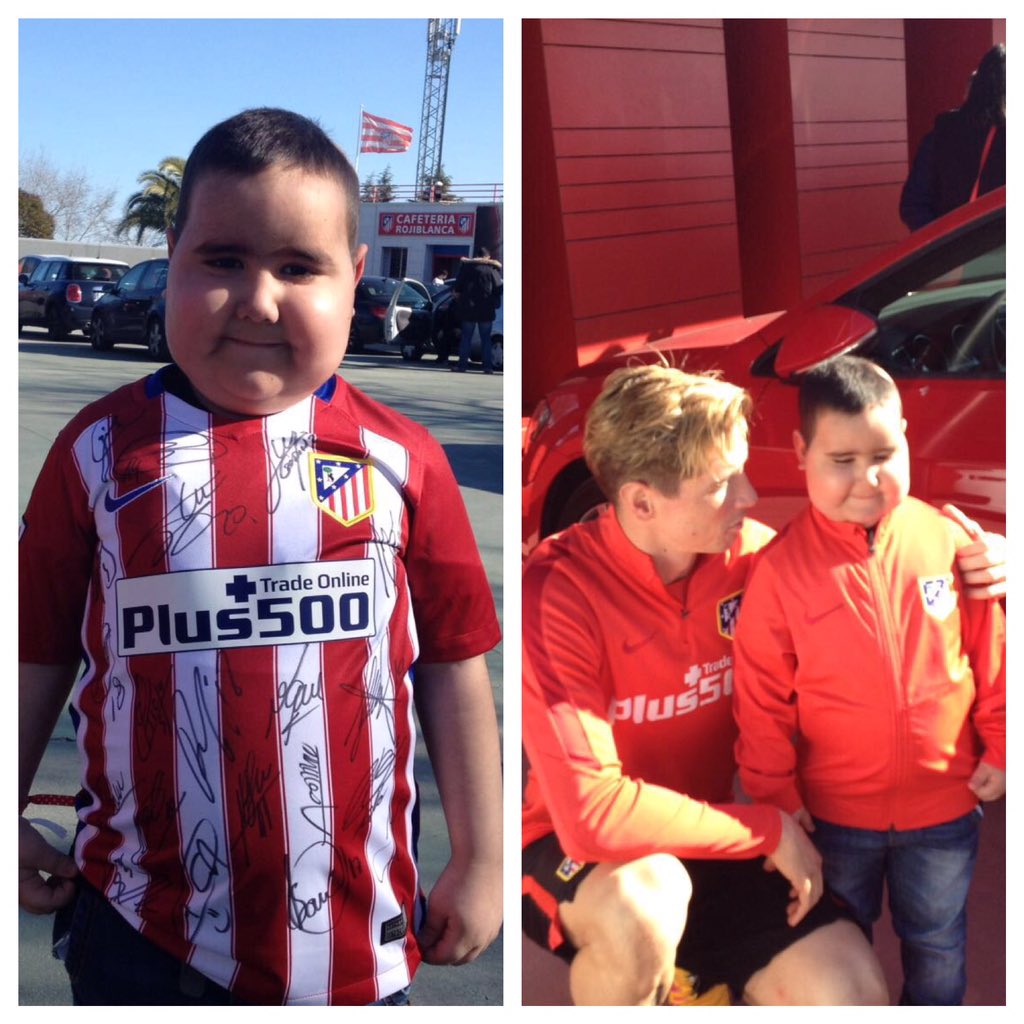 juegaterapia's tweet photo. Gracias a la Fundación Atlético de Madrid pudimos llevar ayer a Said para que conociera a sus ídolos... 👏🏼👏🏼👏🏼 https://t.co/2oViz8lMin