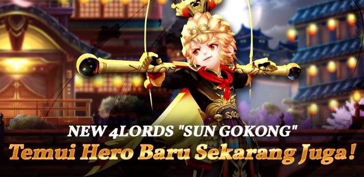 Salah satu update yang ditunggu di Seven Knights  telah tiba! 4 Lords Sun Gokong hadir #sevenknights #sungokong