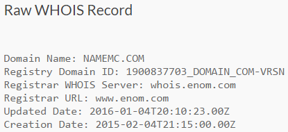 namemc_com's tweet image. NameMC is one year old today!