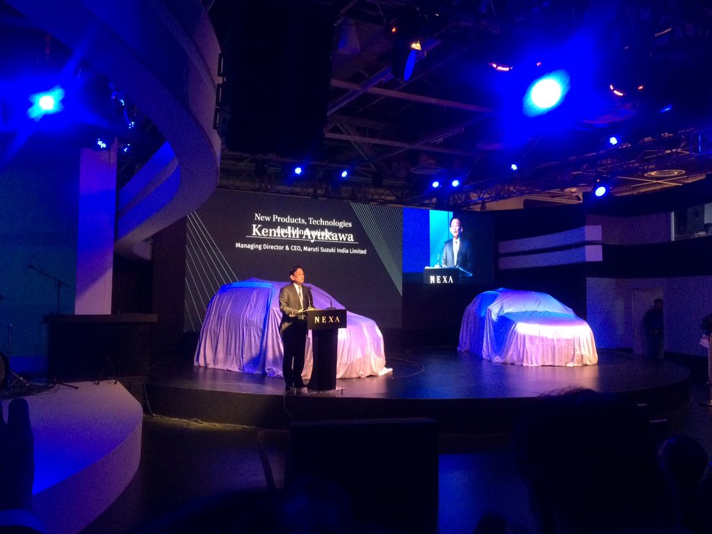 NexaExperience's tweet photo. Mr. Kenichi Ayukawa, MD &amp; CEO, MSIL talks about unveiling new products &amp; Maruti Suzuki's direction for the future. https://t.co/g16DAUrvty