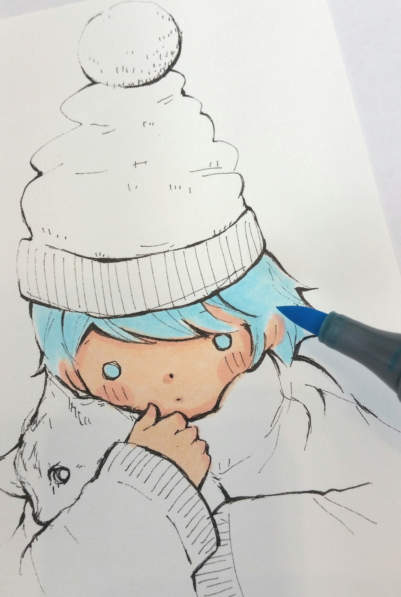 ちゃだるみオンラインcopicレッスン コピックの醍醐味 重ね塗り 単色のみのイラストも好きですが コピックといえば重ね 塗り O 色を重ねていくとどんどん印象が変わり 新しい色の発見もあり楽しいです コピック T Co Yfc1l3ay2u