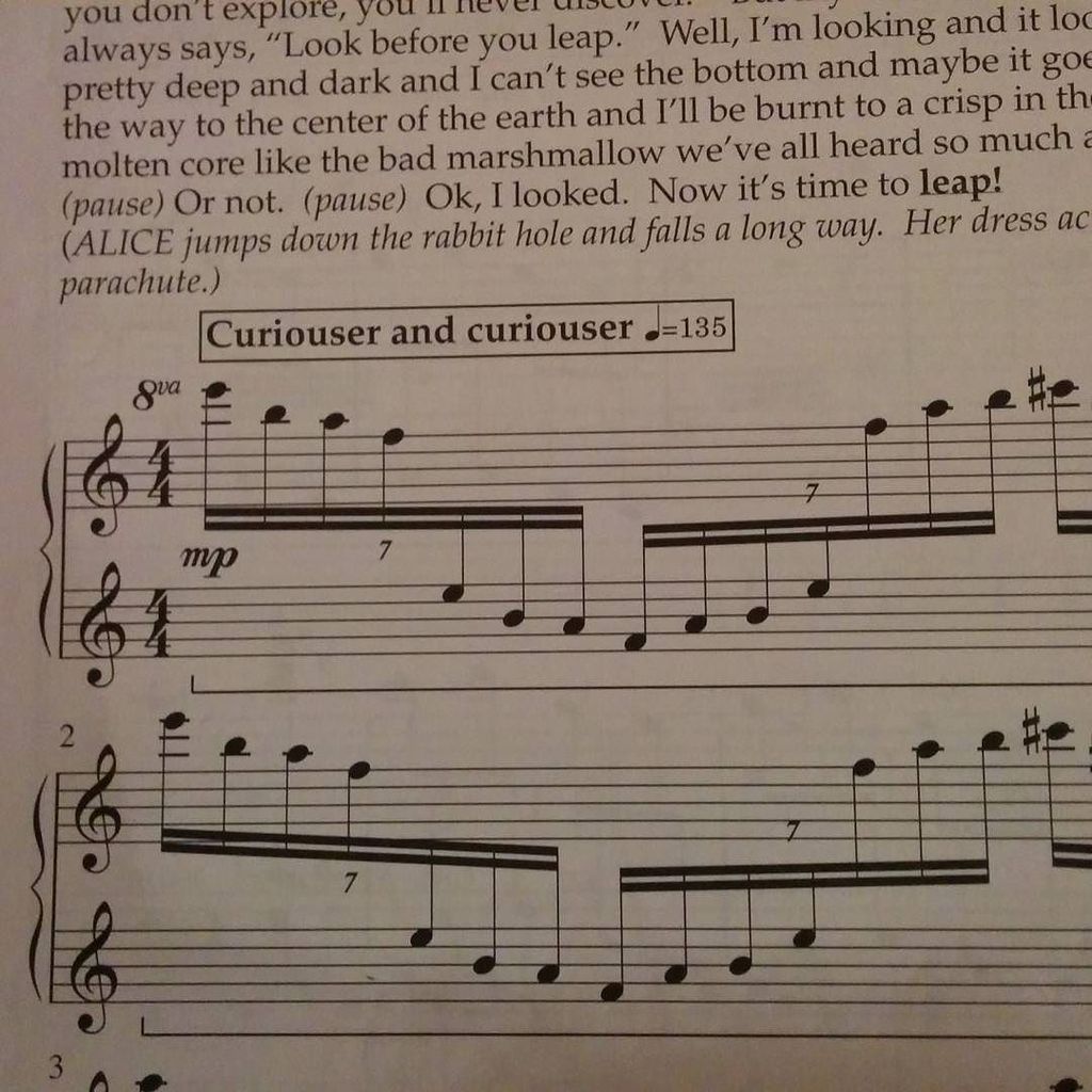 jacksorjacksor's tweet photo. Another fantastic tempo marking... #aliceinwonderland #tempomarking #music #score https://t.co/yU5FWIkfKh https://t.co/ny4YJo7p9S