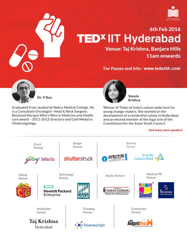 TEDX IIT Hyderabad Teaser facebook.com/mulimani.visha…
#TEDxIITHyderabad_2016