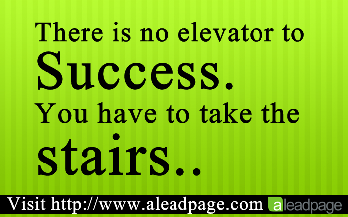 ALeadPage's tweet photo. There is no elevator to #success. You have to take the stairs. https://t.co/XxQ2aHiiiS  #landingpages #template https://t.co/lShd3hdWH6