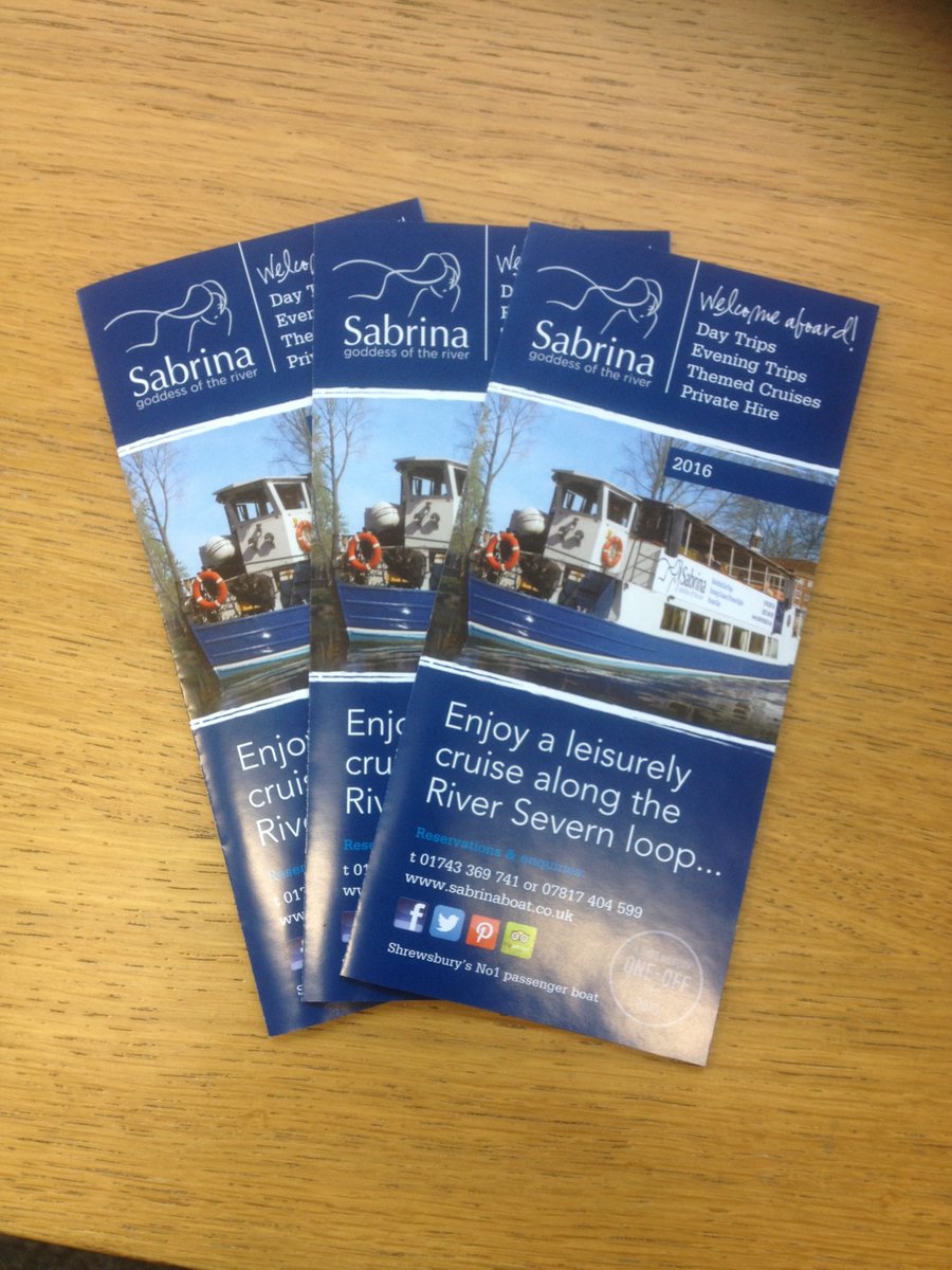 Sabrina_Boat's tweet photo. Check out our new @Sabrina_Boat 2016 brochure out now! @ShrewsVIC @OriginalShrews @theatresevern @SilvertonShrews https://t.co/Z2jlqxYshC