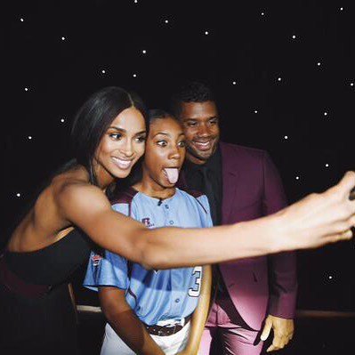 PureJoyRussCi's tweet photo. #TBT #RussCi and Mo'nae Davis #RussellWilson #Ciara #espys2015 #MonaeDavis first girl to p… https://t.co/Ra7Ajf82EF https://t.co/2hDYa0UQ9X