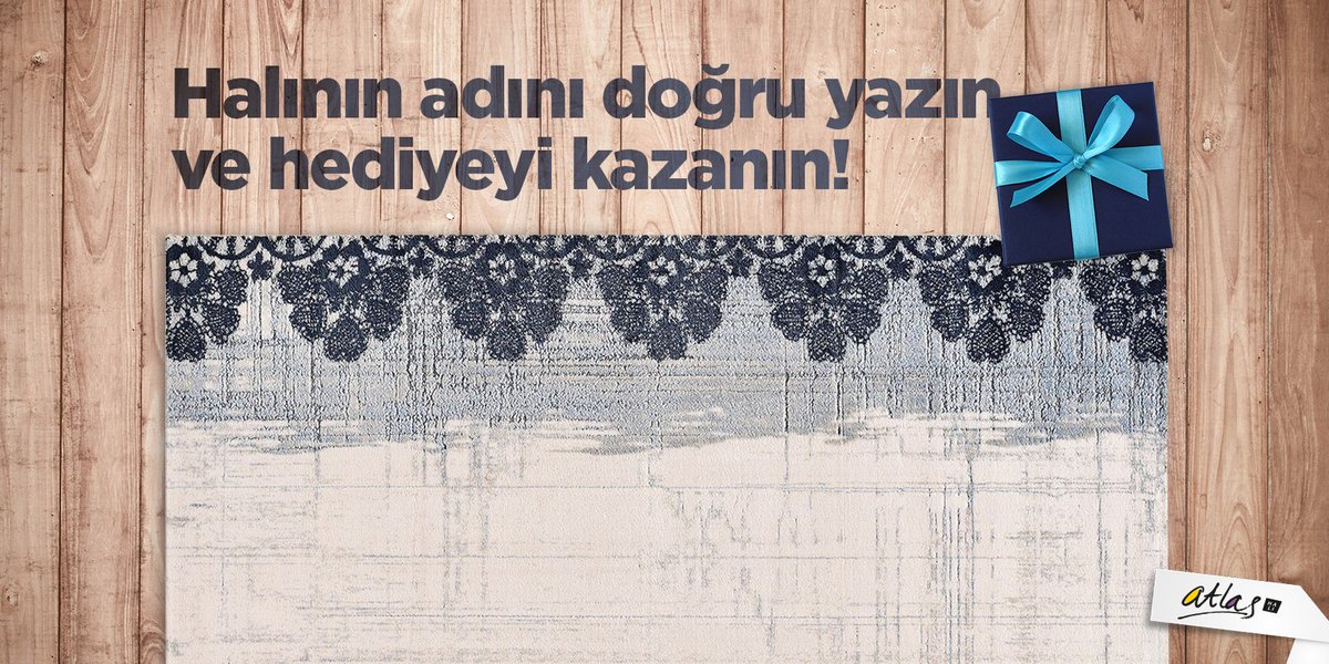 Bizi #takip edip postumuzu retweet eden ve görseldeki halımızı bilen 2 şanslı takipçimize sürpriz hediyelerimiz var!