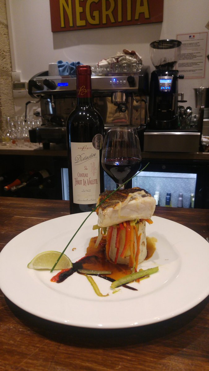 CbHLV's tweet photo. #bacbdx 
Accord "Bar de ligne, julienne légume au jus acidulé" + Distinction Cht HLV
Surprenant. Explosion de saveur https://t.co/uoifeS7WH7