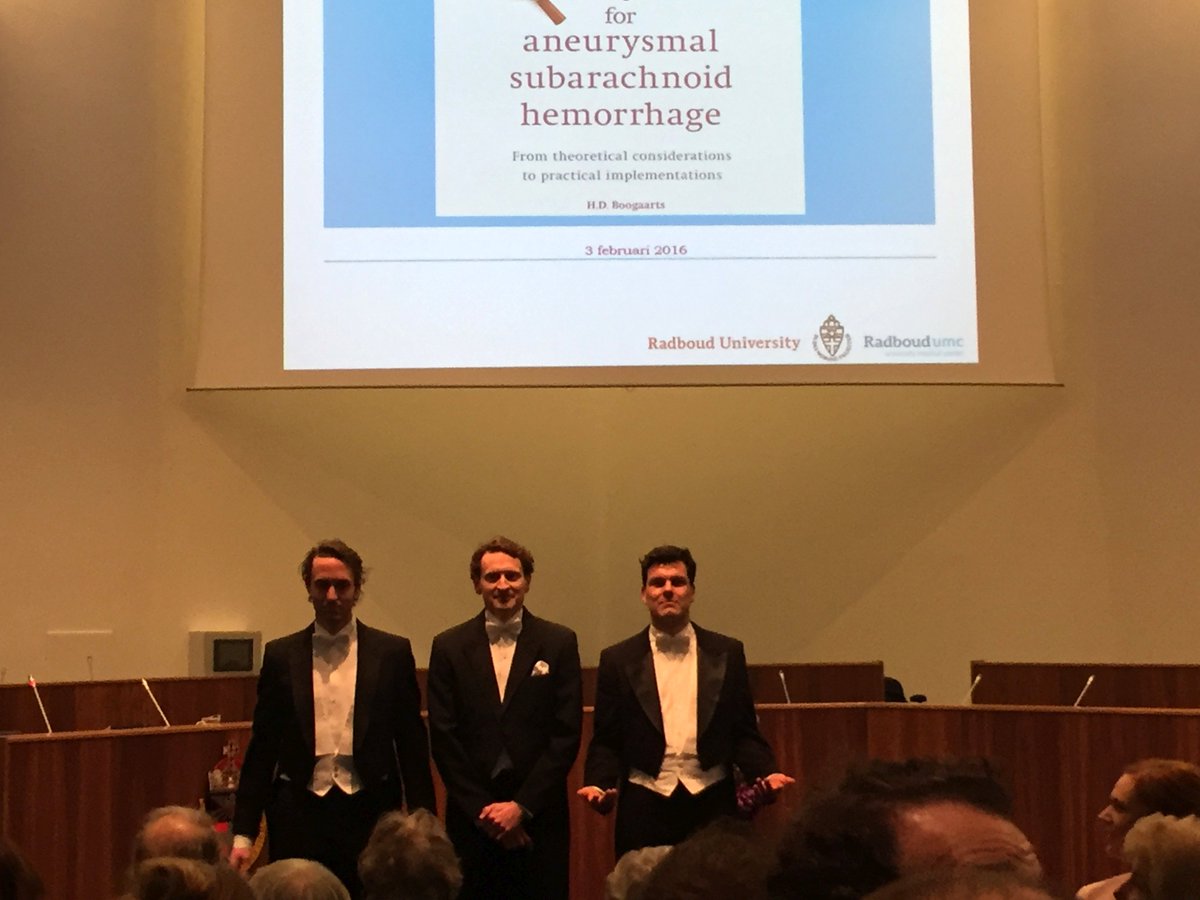 Uitkomsten van de kwaliteitsregistratie QRNS een van de onderwerpen bij de promotie van Dr. Boogaarts.