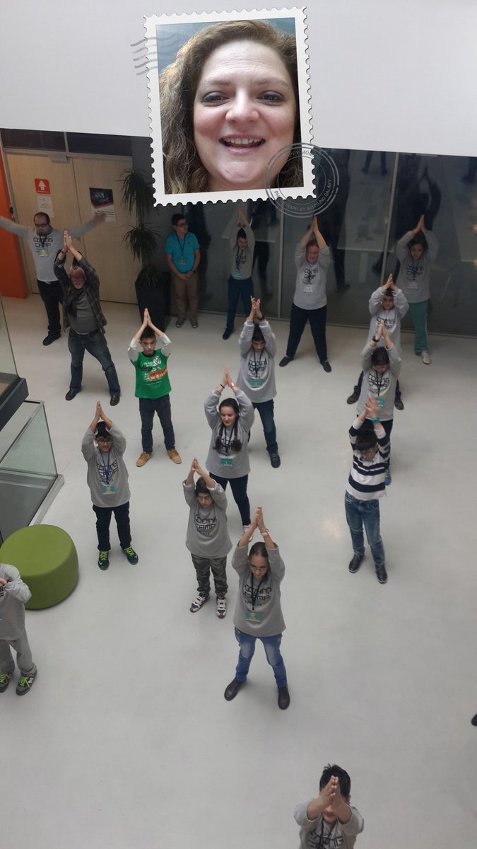 CoderdojoTurkey's tweet image. How about some ninja yoga at the break? :) #codingcampistanbul  @coderdojotm @CoderDojo @nesenyucel @peter0shea